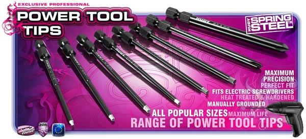 HUDY Power Tool Tip Allen Hex .093 X 90 mm