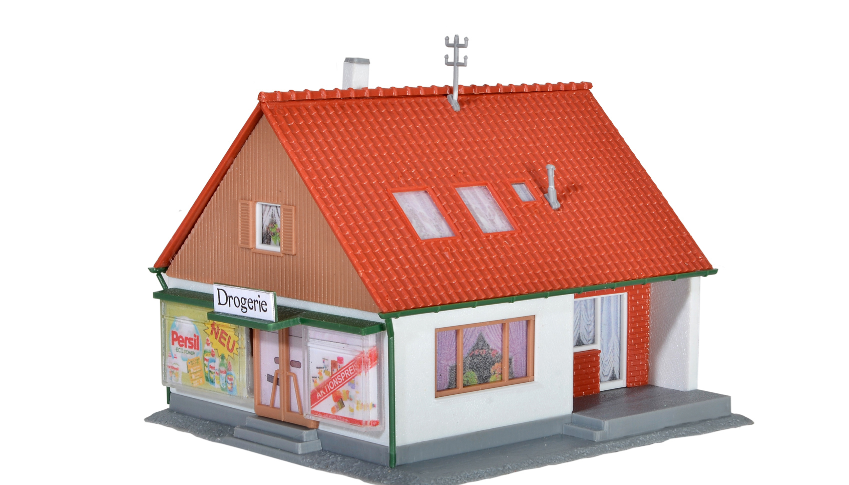 Kibri Eengezinswoning met winkel H0