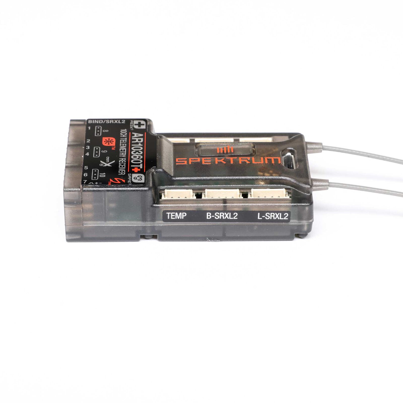 Spektrum AR10360T+ DSMX 10-Kanaals AS3X+ & SAFE Telemetrie Ontvanger