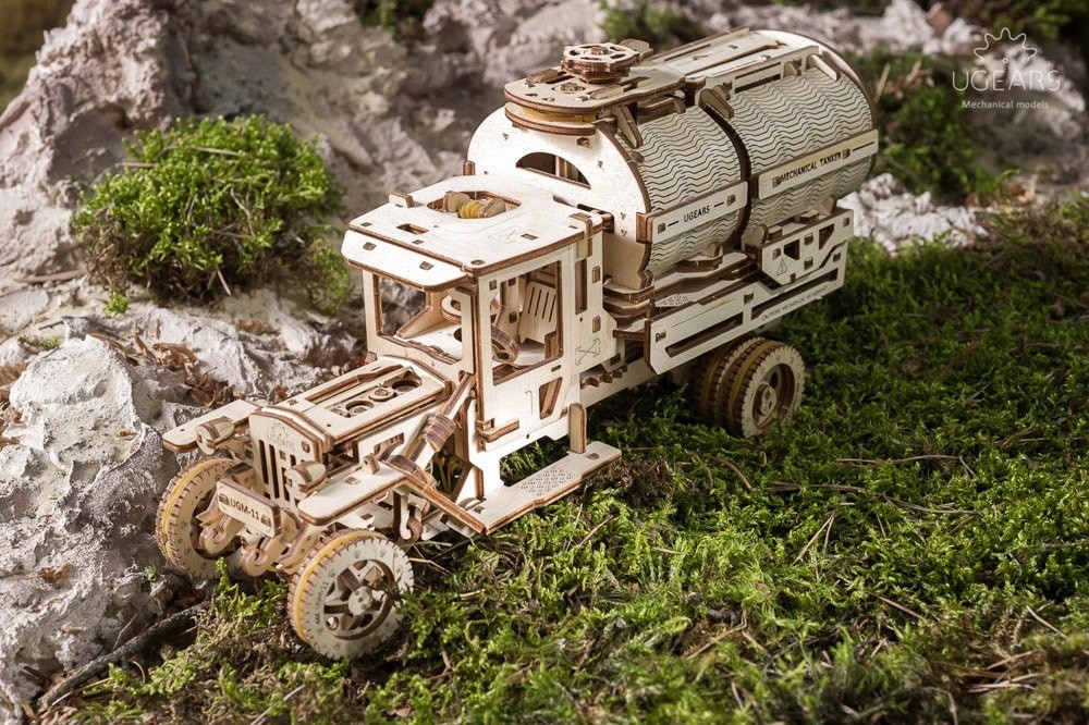 U-Gears Tanker mechanisch houten bouwpakket