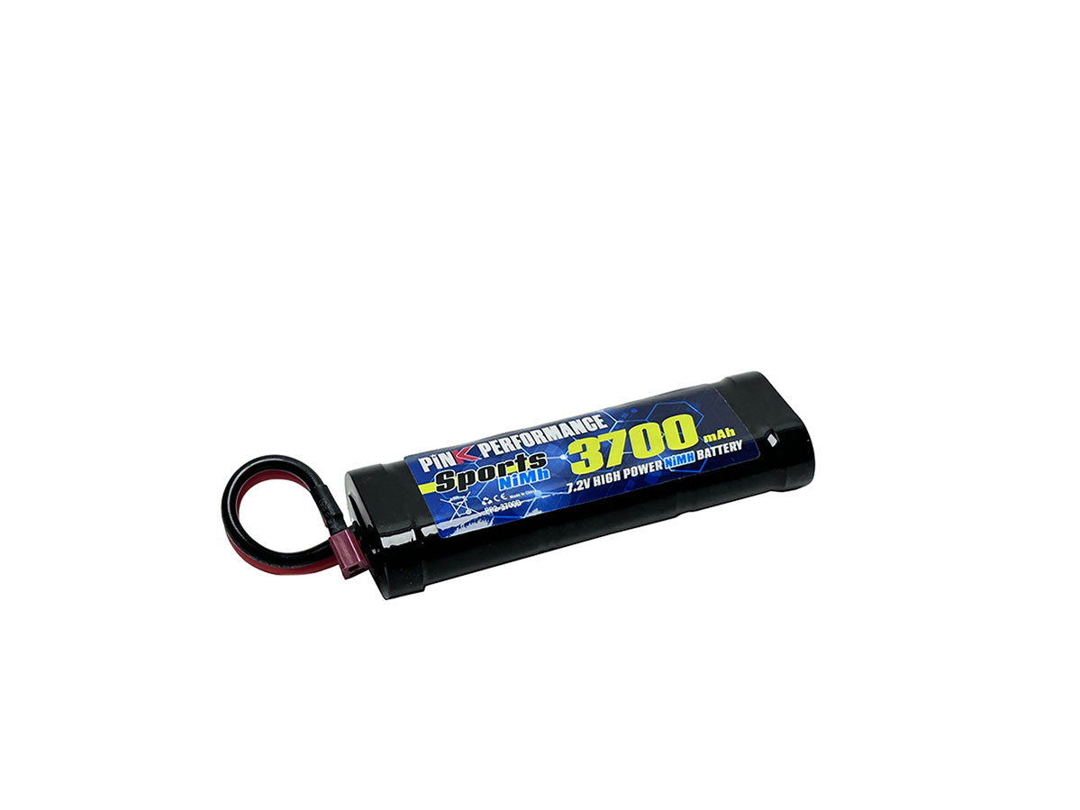 Pink Performance 7.2 Volt 3700mAh NiMH Accupack met Deans Connector