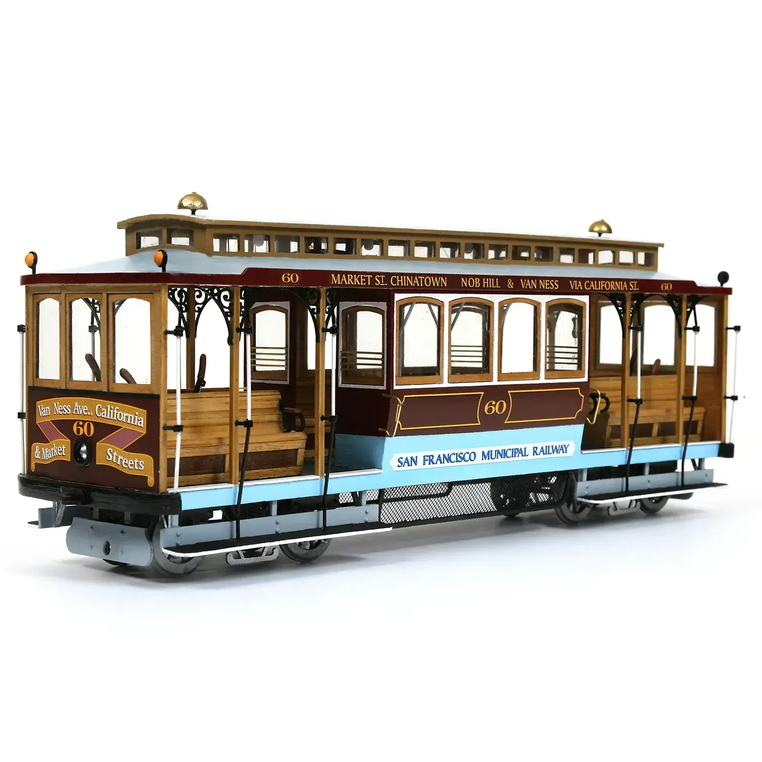 Occre Cablecar San Francisco Houten Bouwdoos 1/24