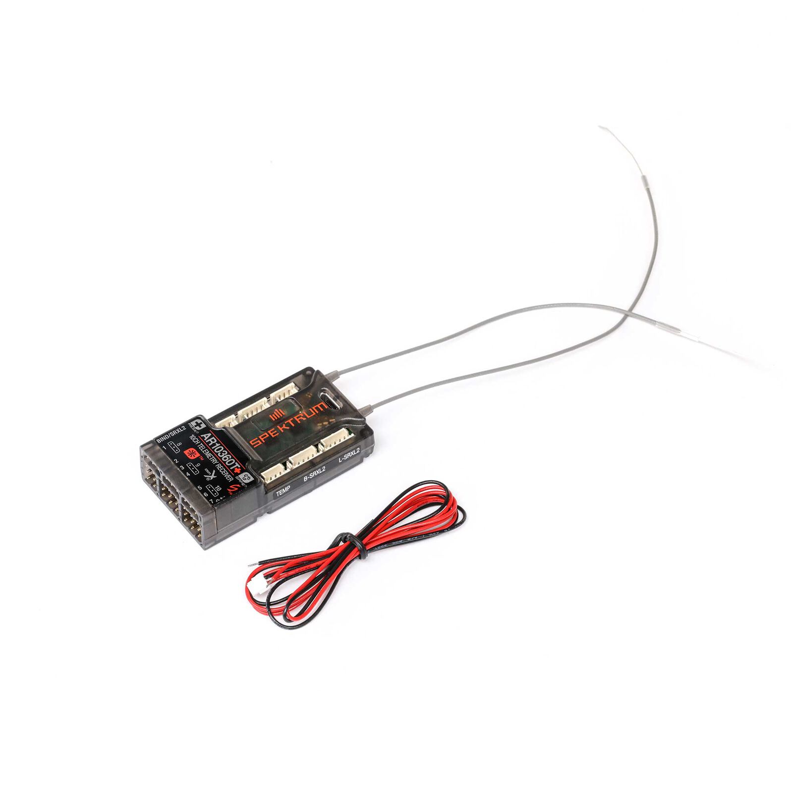 Spektrum AR10360T+ DSMX 10-Kanaals AS3X+ & SAFE Telemetrie Ontvanger