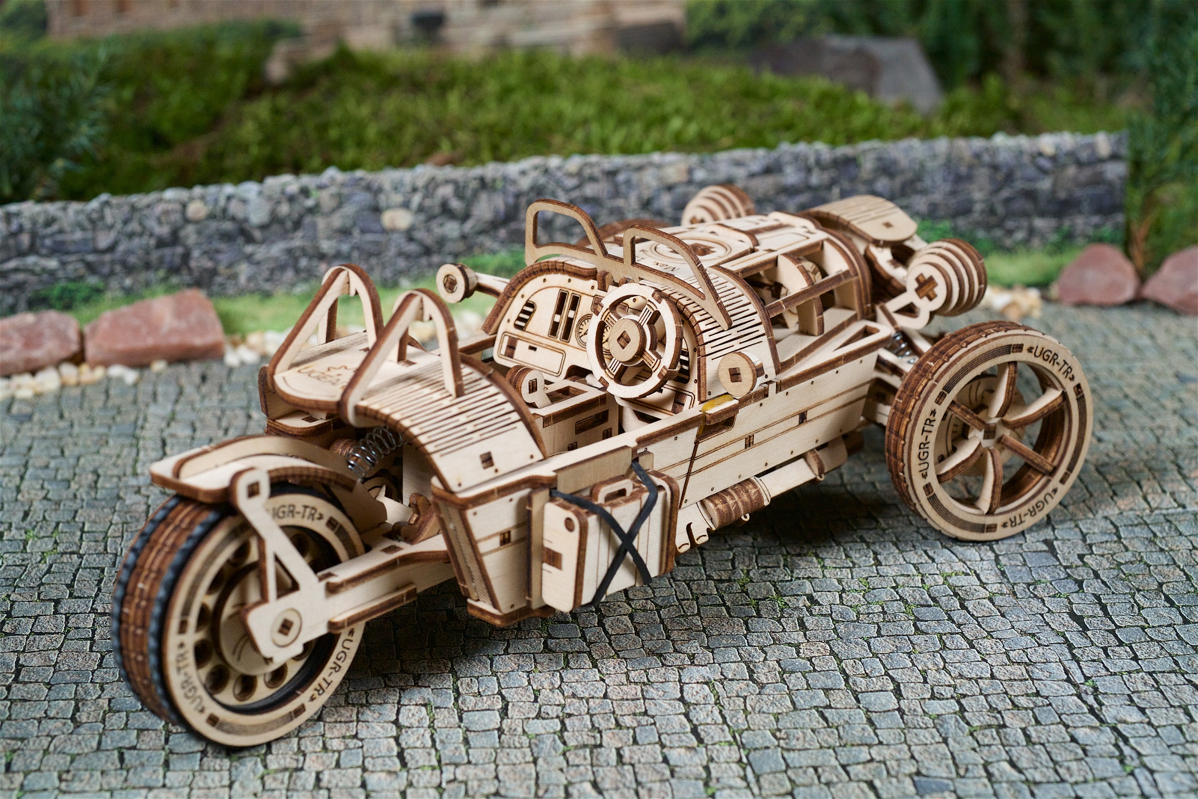 U-Gears Driewieler UGR-S mechanisch houten bouwpakket