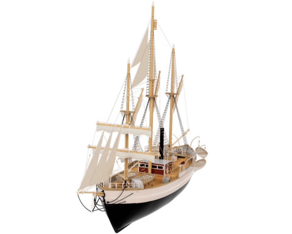 Turk Model Fram I. Poolonderzoeksschip 1/50