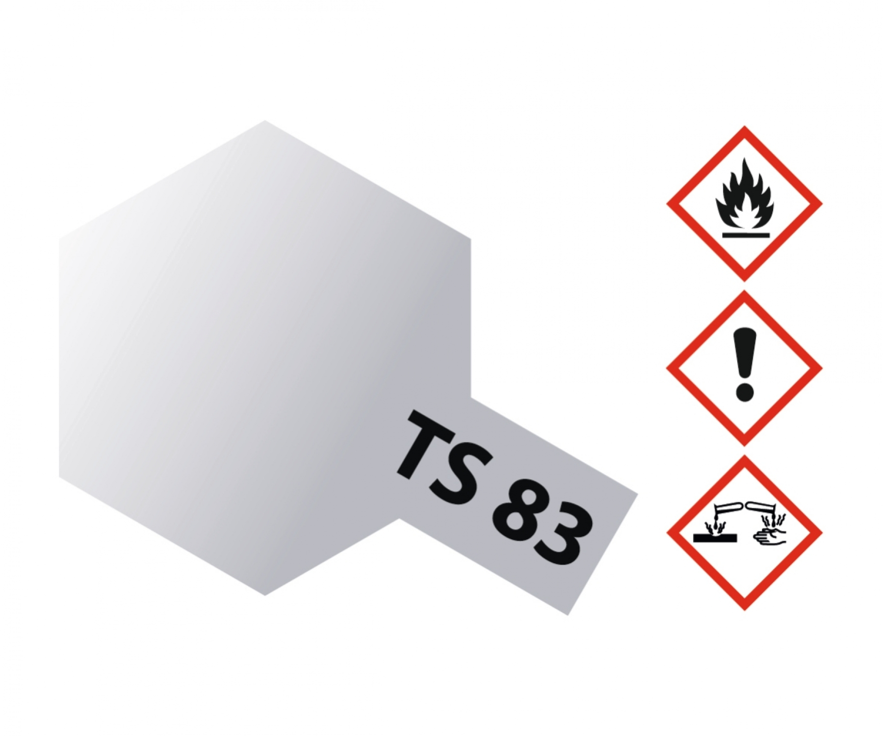 TS83 Spray Metallic Silver metallic 100ml Tamiya