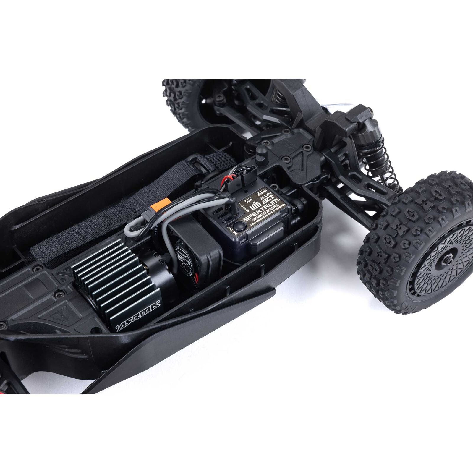 Arrma TYPHON GROM MEGA 380 Brushed 4X4 Small Scale Buggy RTR with Battery & Charger Red/White 1/18
