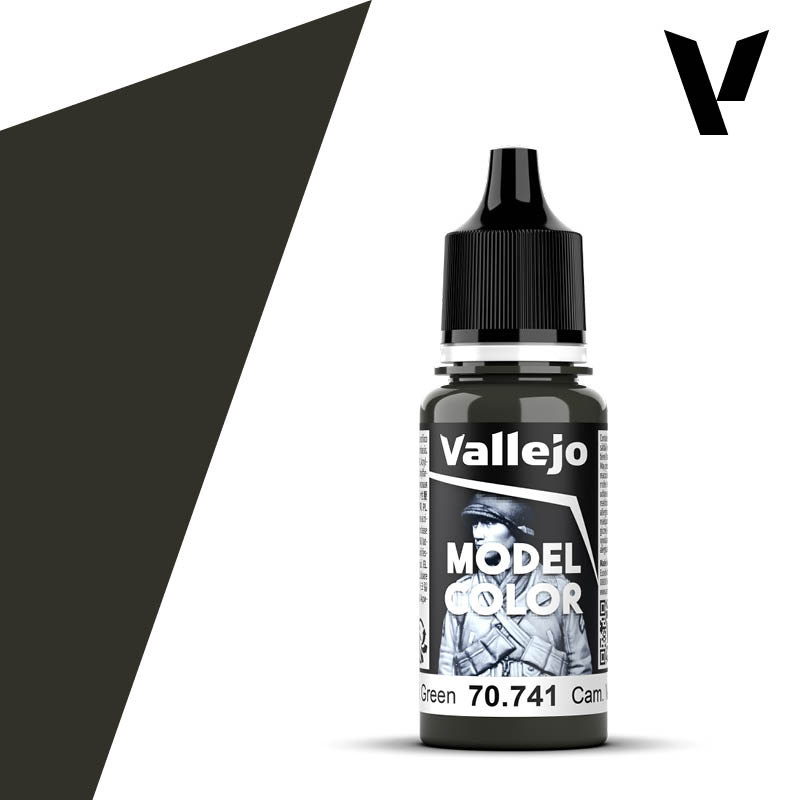 70741 Vallejo Camo Black Green Model Color 18ml