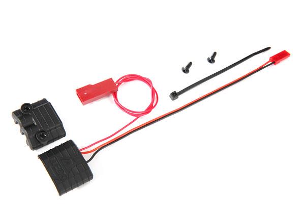 Traxxas Connector power tap (with voltage sensor)/ wire tie/ 2.6x8 BCS (2)