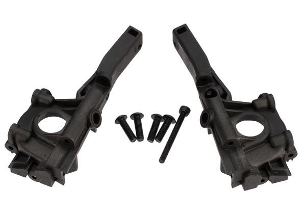 Traxxas Bulkhead front (left & right halves)/ 3x10MM BCS (4)