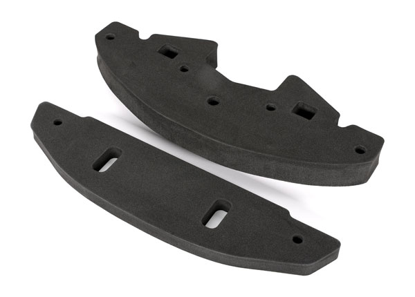 Traxxas Body bumpers, foam (front & rear)