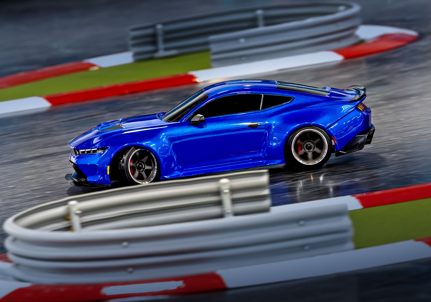 Traxxas 4-TEC 2024 Ford Mustang RWD Drift Car RTR 1/10 Blue