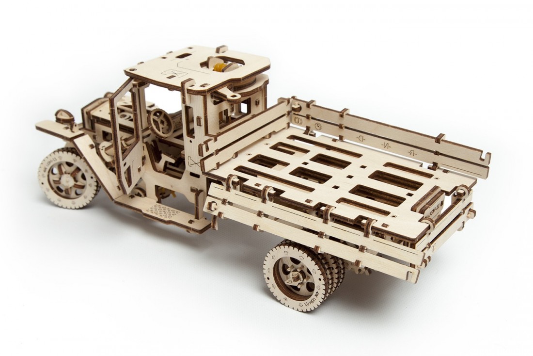 U-Gears Truck UGM-11 mechanisch houten bouwpakket