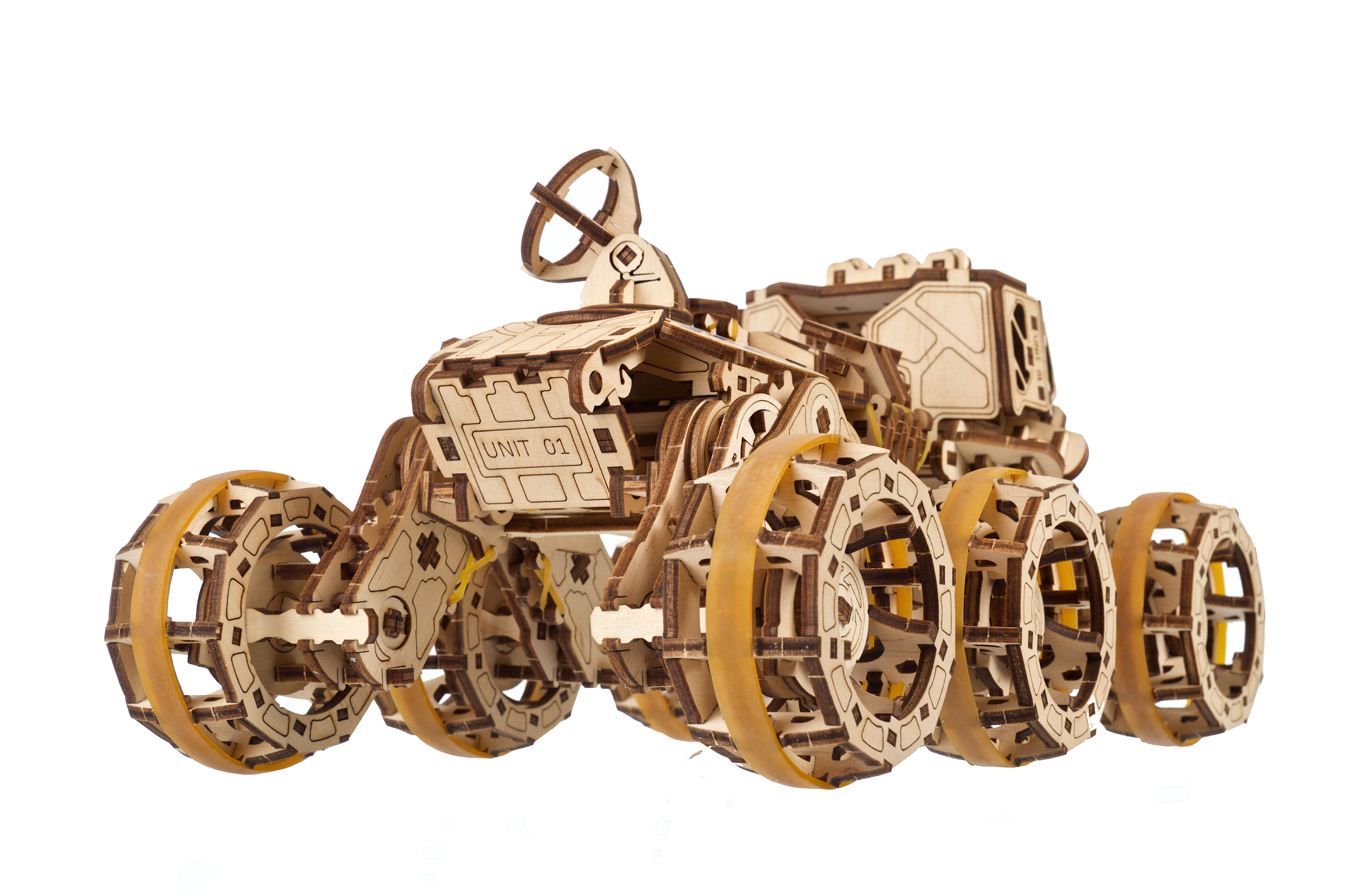 U-Gears Bemande Mars Rover mechanisch houten bouwpakket
