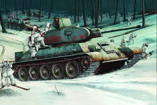 Trumpeter T-34/76 Soviet Tank (1942) 1/16