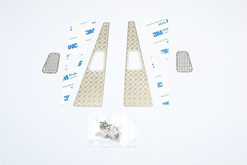 GPM Stainless Steel Slip Proof Fender Protection and Ventilation TRX4 Defender 1/10