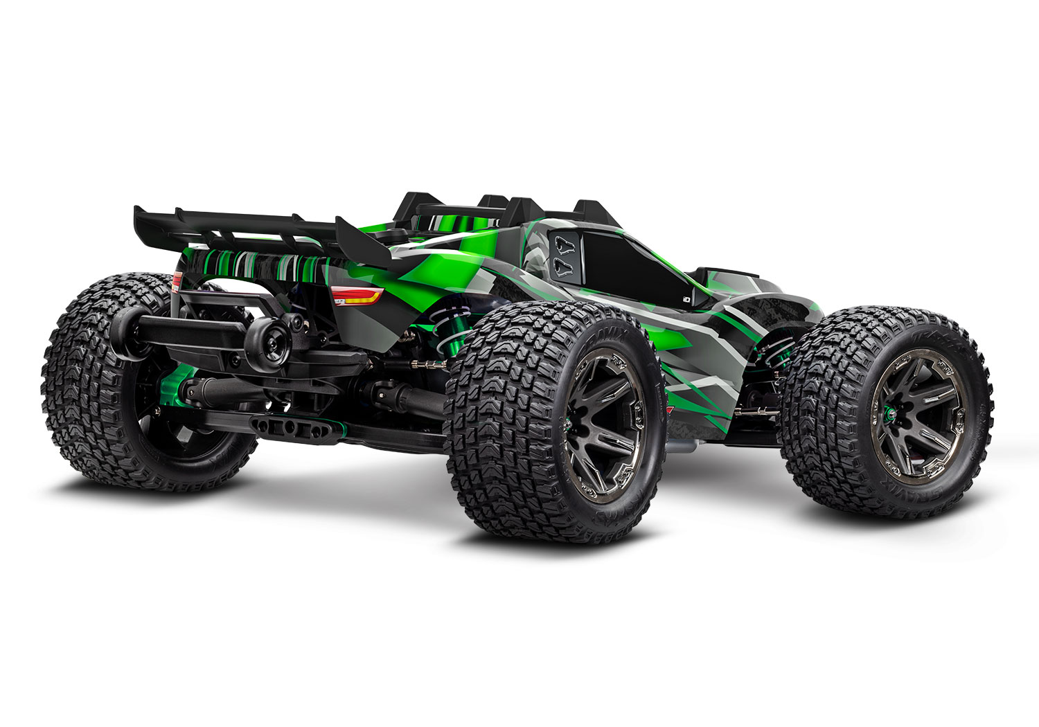 Traxxas Rustler 4X4 VXL ULTIMATE TQi TSM High-Performance Brushless Stadium Truck 1/10 Green