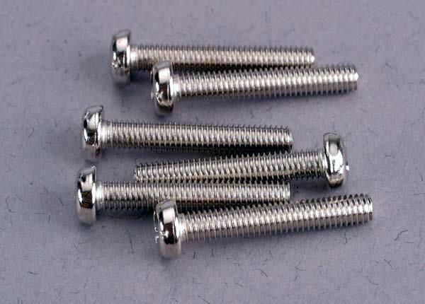 Traxxas Screws 3x18mm roundhead machine (6)