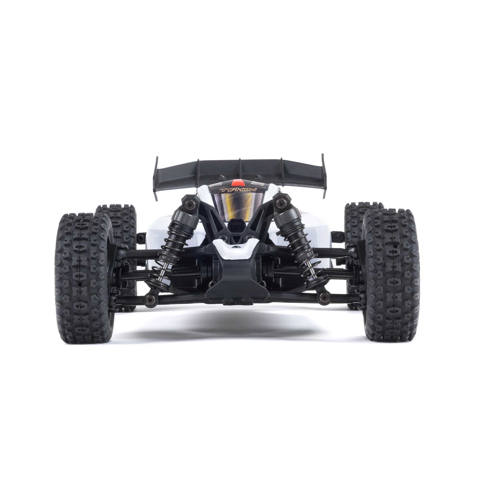 Arrma TYPHON GROM MEGA 380 Brushed 4X4 Small Scale Buggy RTR with Battery & Charger Red/White 1/18