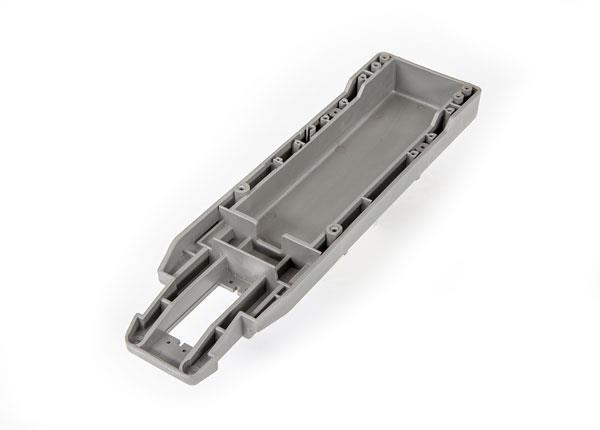 Traxxas Main chassis (grey) (164mm long battery compartment) (fits both flat and hump style battery packs) (use only with #3626R ESC mounting plate)