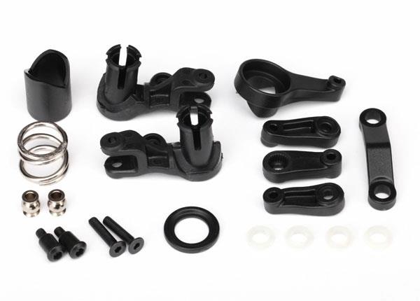 Traxxas Steering bellcranks/ servo saver/ servo saver spring/ servo spring retainer/servo horn, steering