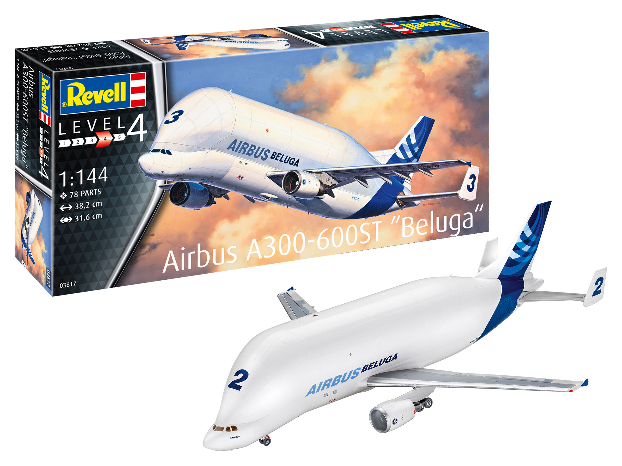 Revell Airbus A300-600ST Beluga 1/144