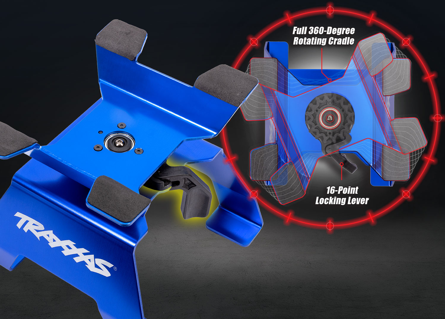 Traxxas R/C Car and Truck Stand Blue 1/8, 1/10