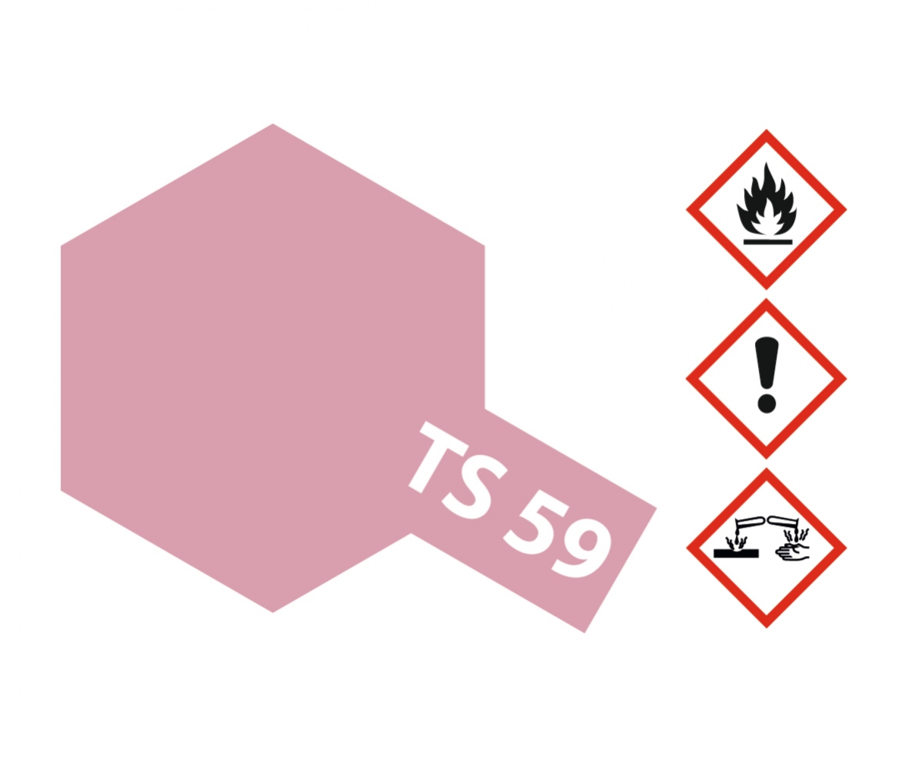 TS59 Spray Pearl Light Red brillant 100ml Tamiya