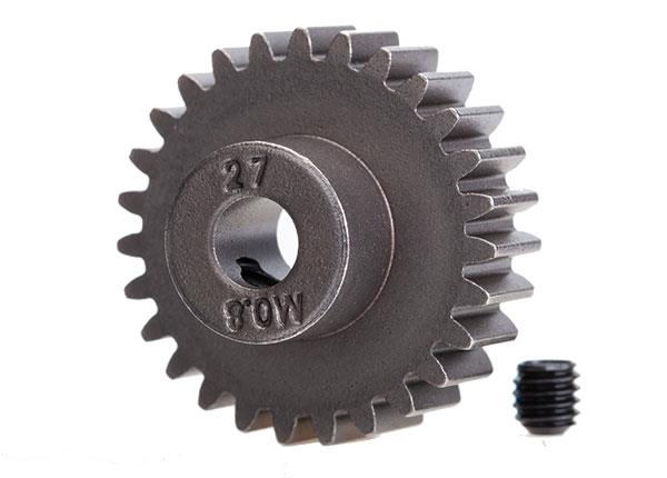Traxxas Gear 27T pinion (32-p) (steel)/ set screw