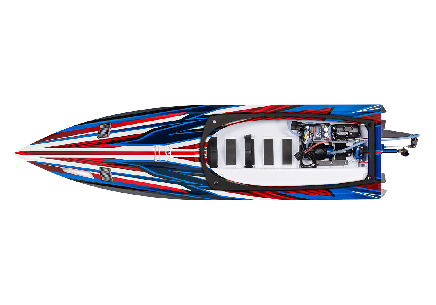 Traxxas Spartan SR36 Brushless Race Boat TQi TSM RED