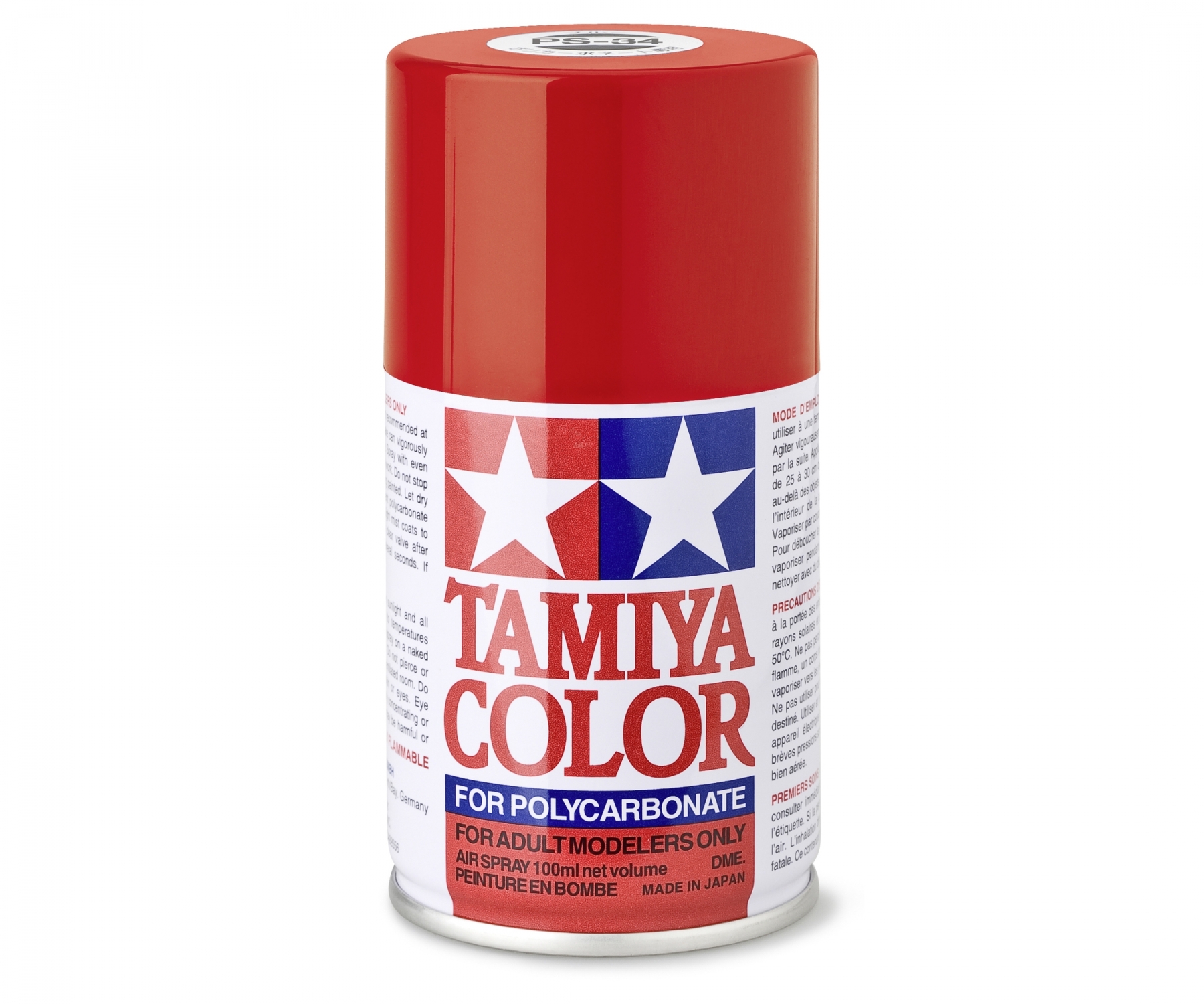 PS34 Spray Bright Red brillant 100ml Tamiya