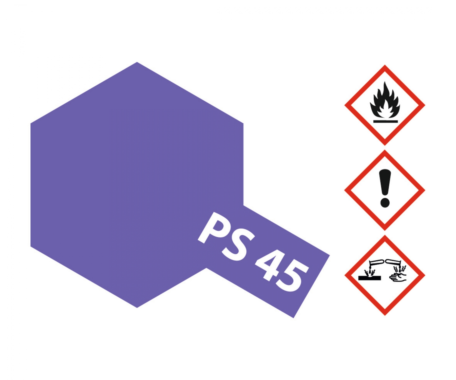 PS45 Spray Translucent Purple brillant 100ml Tamiya