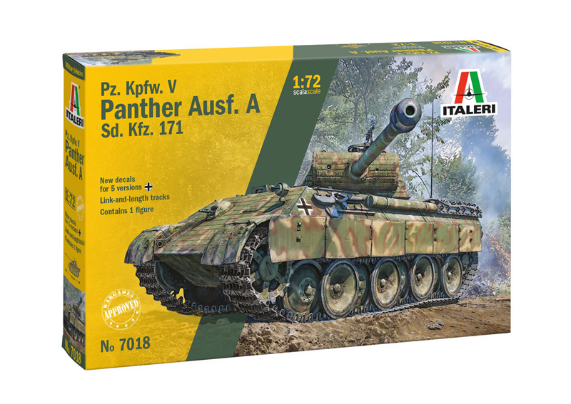 Italeri Pz. Kpfw. V PANTHER Ausf. A Sd. Kfz. 171 1/72