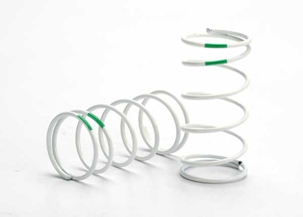 Traxxas Spring shock (white) (GTR) (std. front) (1.1 rate green) (1 pair)