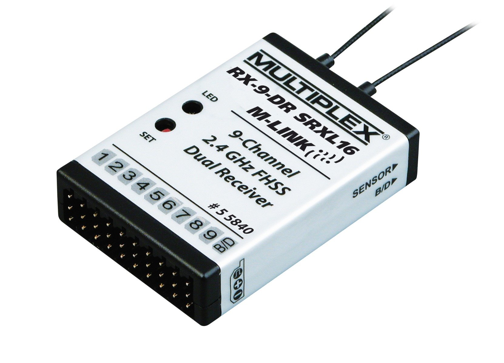 Multiplex RX-9-DR SRXL16 M-Link 9-kanaals Ontvanger