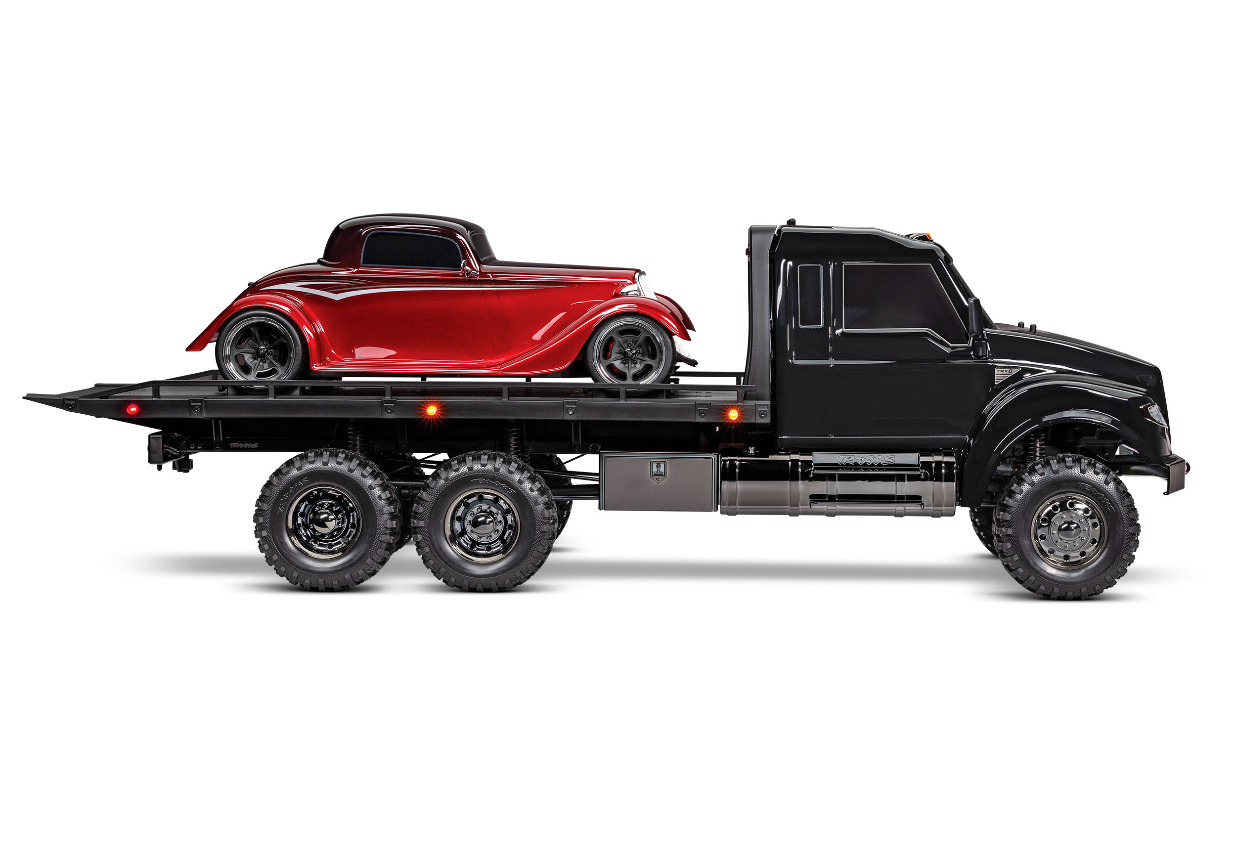 Traxxas Ultimate RC Hauler Truck with Winch Black RTR 1/10