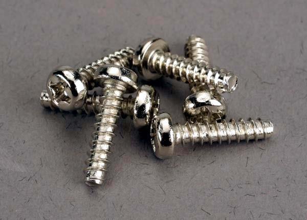 Traxxas Screws 3x12mm roundhead self-tapping (6)