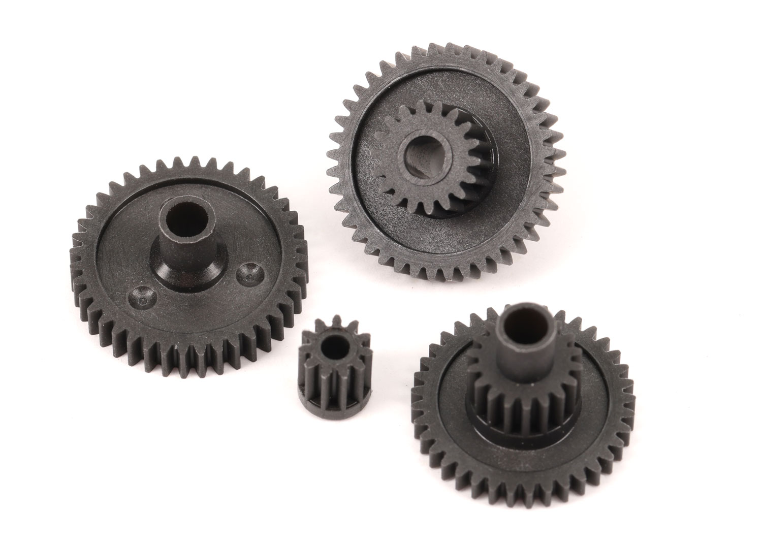 Traxxas Gear set, transmission, high range (trail) (16.6:1 reduction ratio)/ pinion gear, 11-tooth TRX-4M