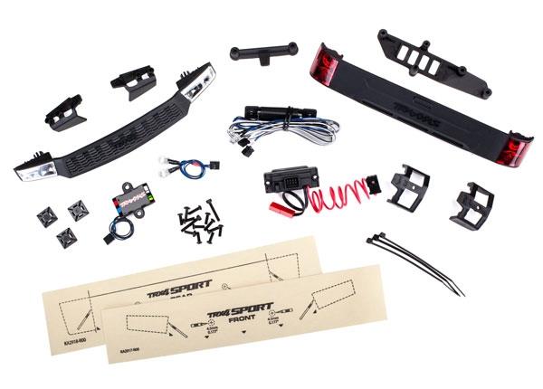 Traxxas , LED Light Kit complete with power supply (contains headlights, tail lights, & distribution block) (fits #8111 or #8122 body) TRX4 Sport