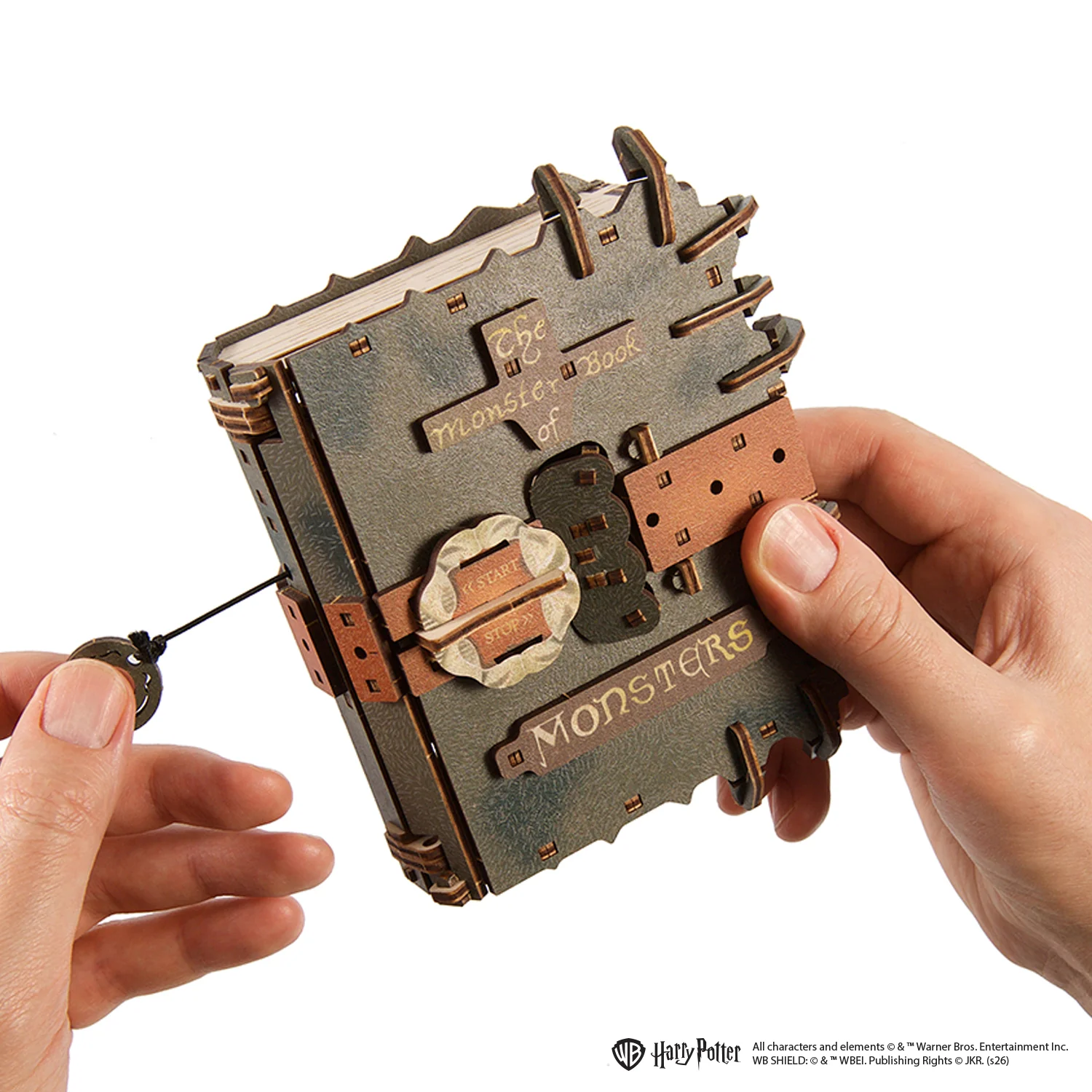 U-Gears Harry Potter The Monster Book of Monsters mechanisch houten bouwpakket