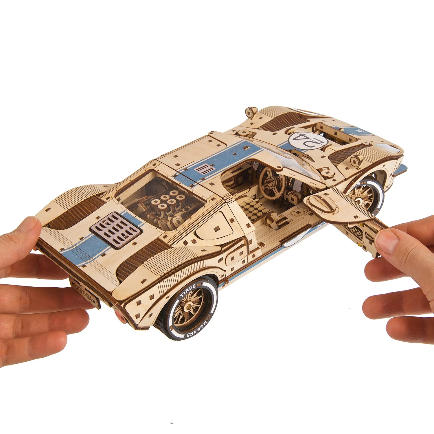 U-Gears UGT-24 Endurance Racer Car Model  mechanisch houten bouwpakket