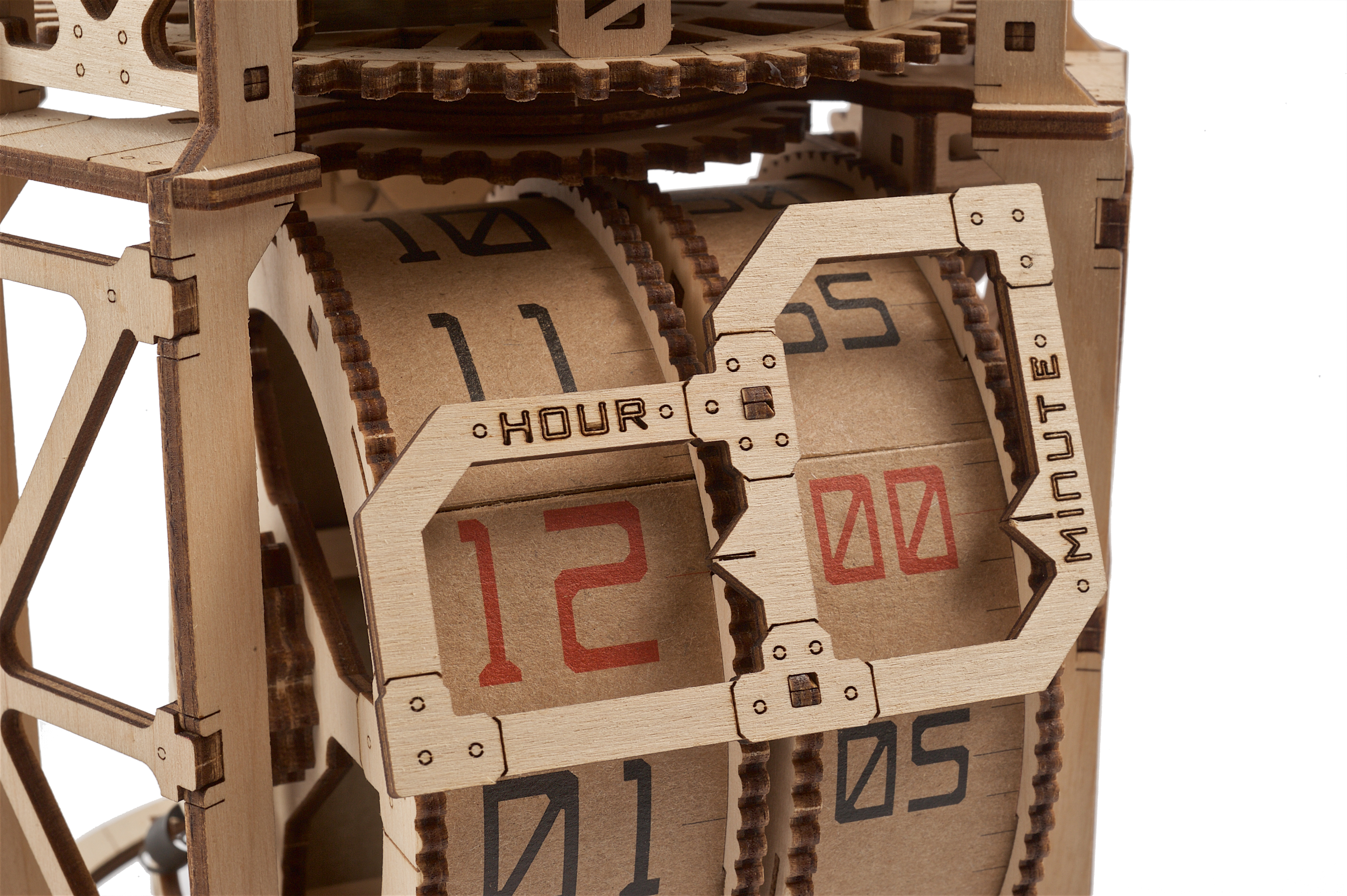 U-Gears Tourbillon Tafelklok mechanisch houten bouwpakket