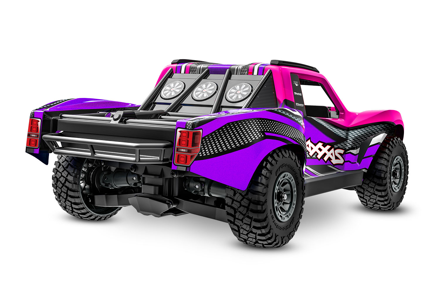 Traxxas Mini Slash BL-2s TQ 4X4 RTR Brushless Short Course Truck 1/16 Pink