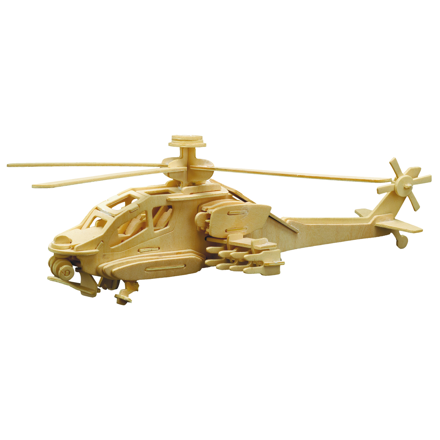 Pebaro Houten Bouwset Gevechts Helikopter