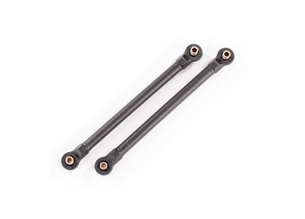 Traxxas Toe links, 119.8mm (108.6mm center to center) (black) (2) (for use with #8995 WideMaxx® suspension kit)