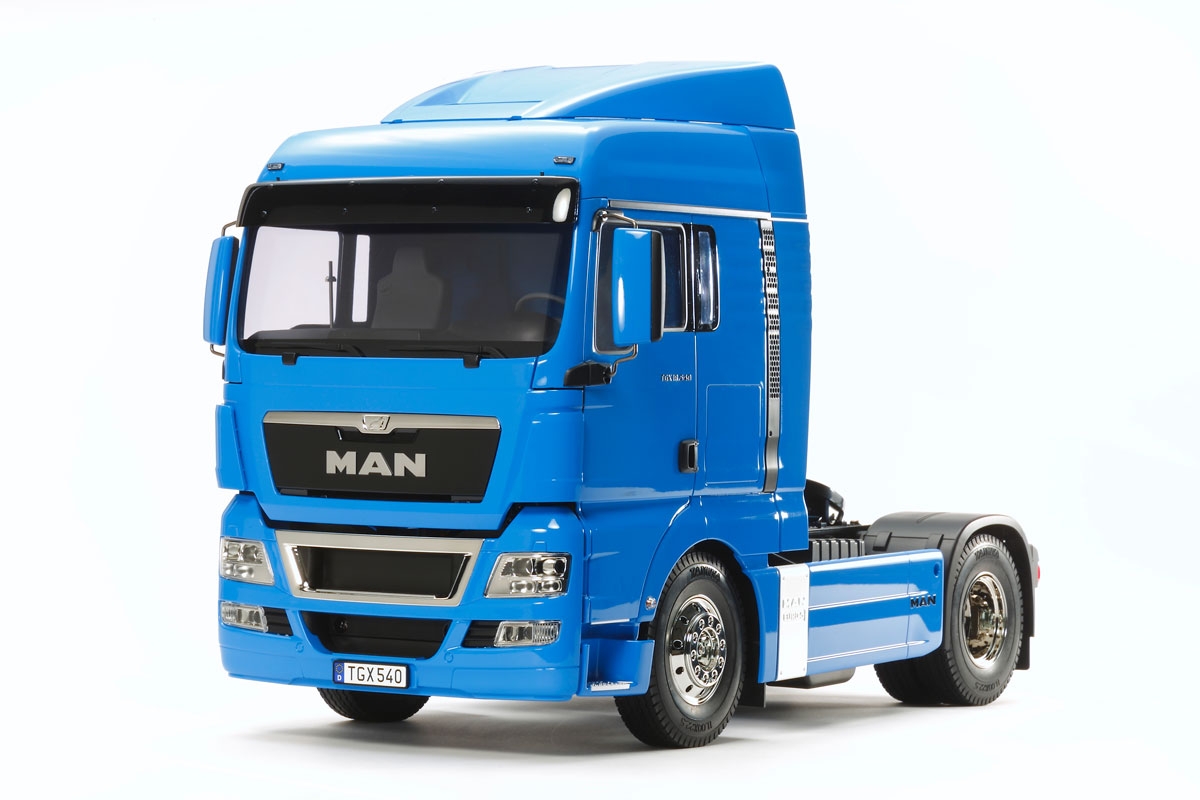 Tamiya "FRENCH BLUE EDITION" MAN TGX 18.540 4x2 XLX R/C Truck Kit 1/14