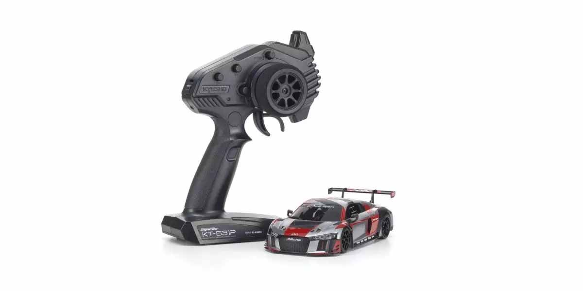 Kyosho Mini-Z MR04 RWD Audi R8 LMS 2015 Red-Grey (W-MM/KT531P) 1/28