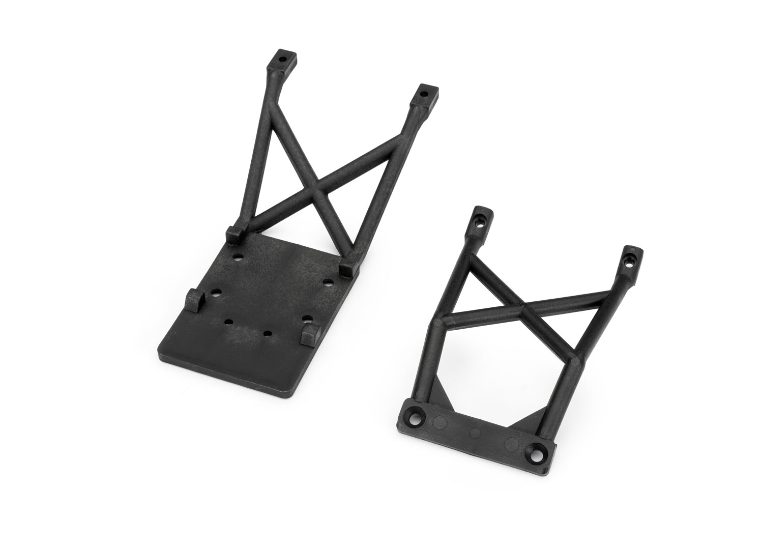 Traxxas Black Front and Rear Skid Plates