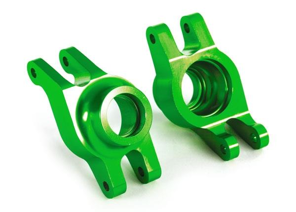 Traxxas Carriers stub axle (green-anodized 6061-T6 aluminum) (rear) (2)