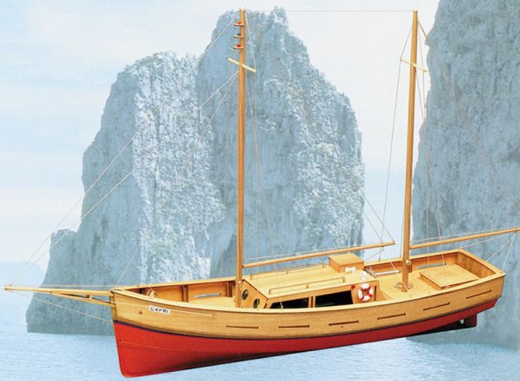 Mantua Model Capri Zeilboot 1/35